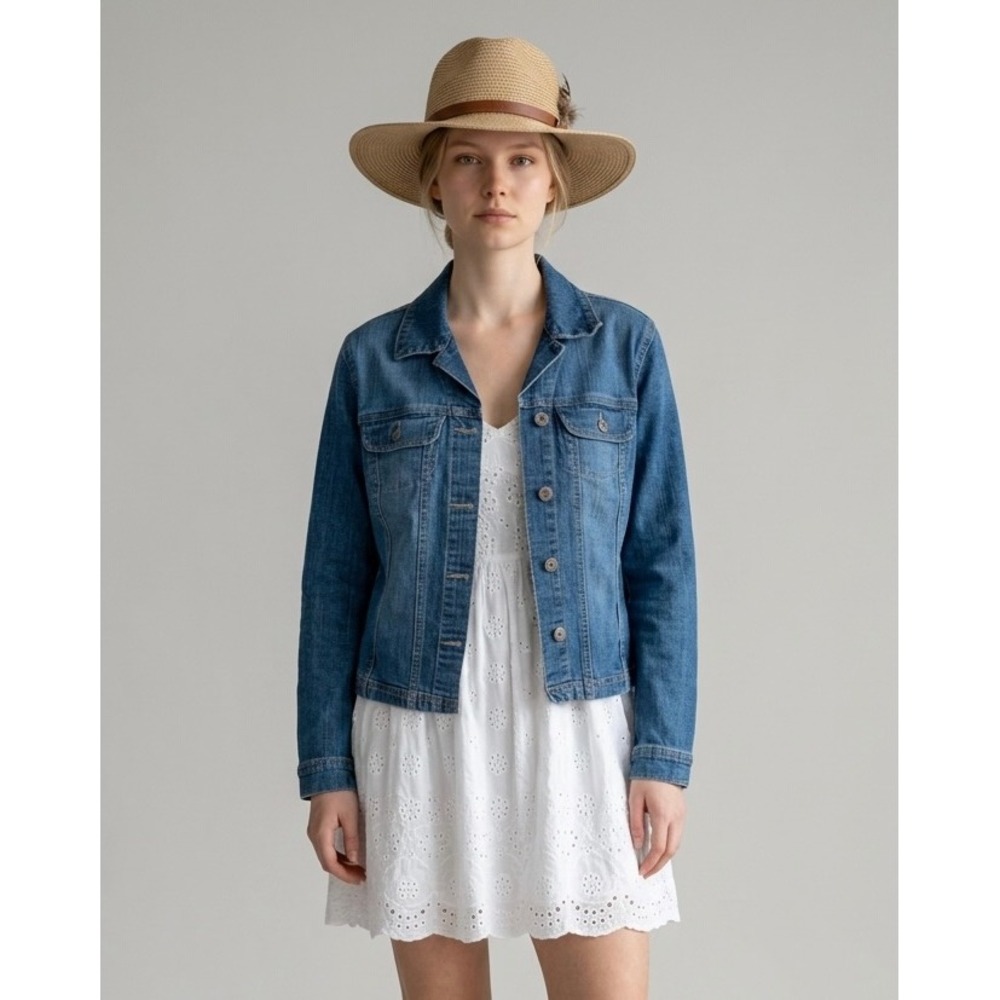 Brody Jeans Medium Wash Denim Jean Jacket Size XL Outerwear Classic Casual